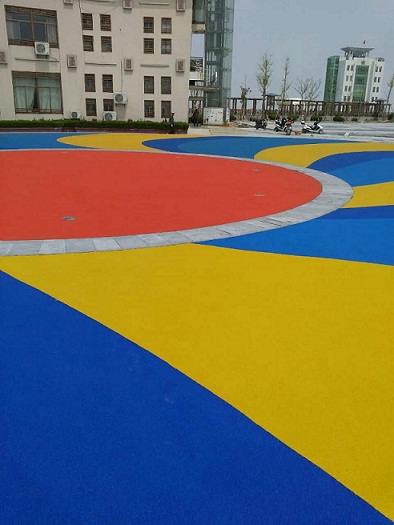 南通EPDM彩色地面(图1) 南通EPDM彩色颗粒地面